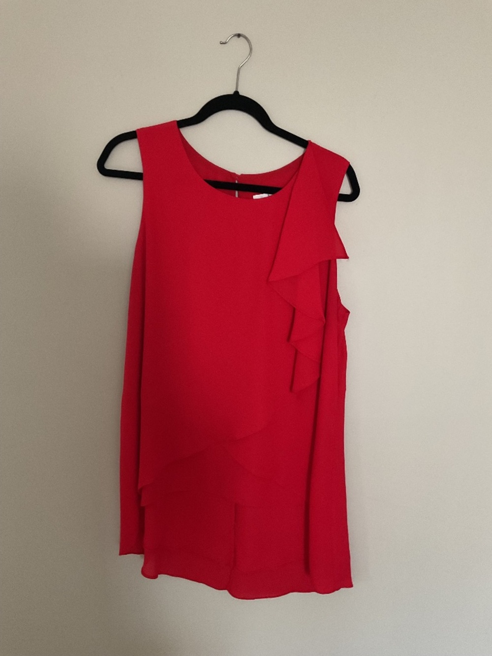 Joseph Ribkoff tunic voile blouse with ruffle
